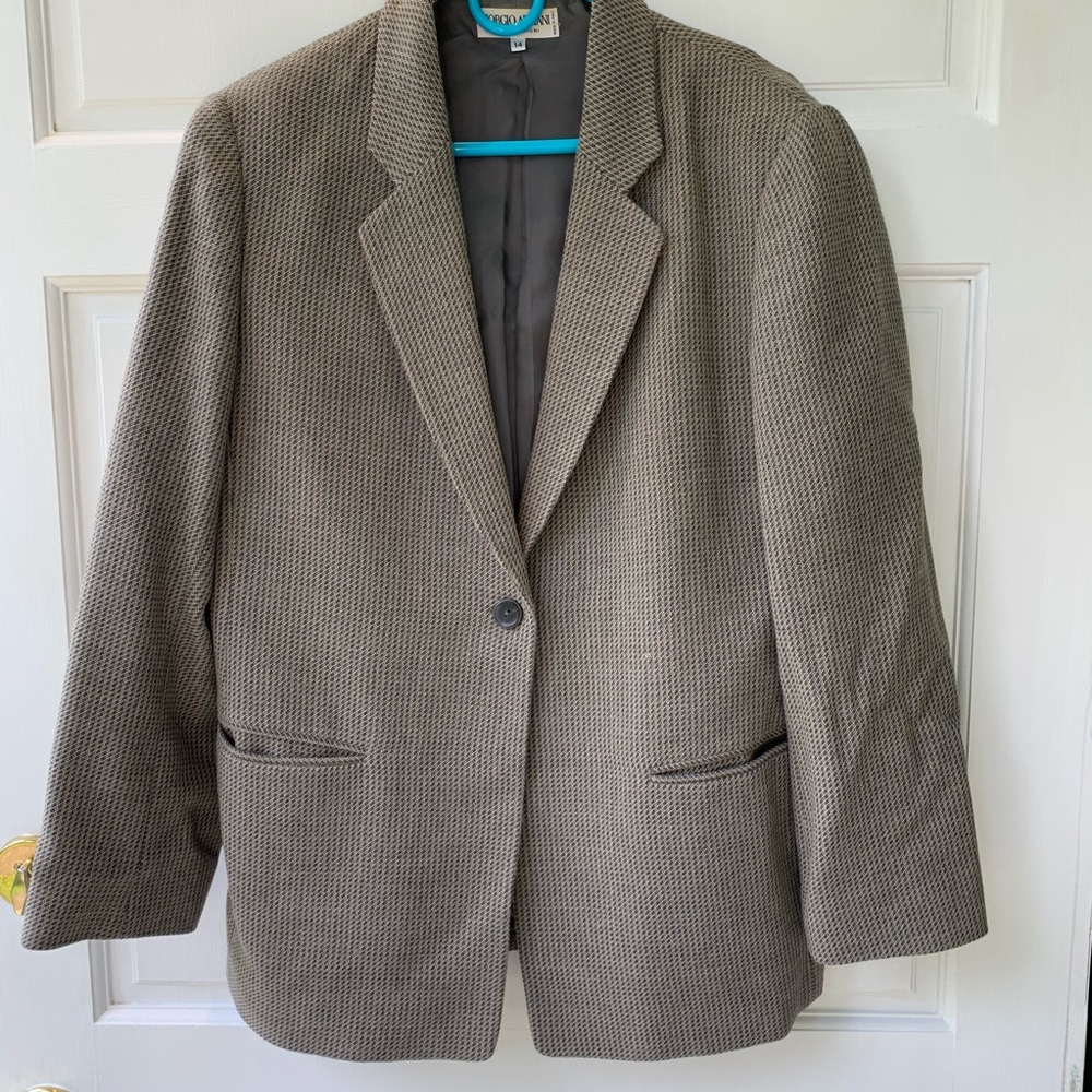 Giorgio Armani Jacket size 14 in dusty olive color